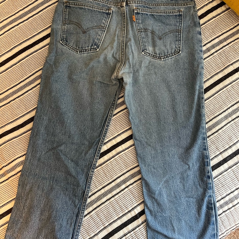 Levi's Light Blue Straight Leg Jeans for Men - Picture 4 of 9